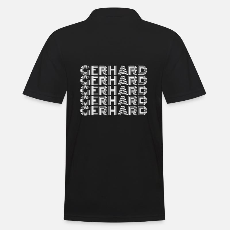 Gerhard - Men's Polo Shirt - black