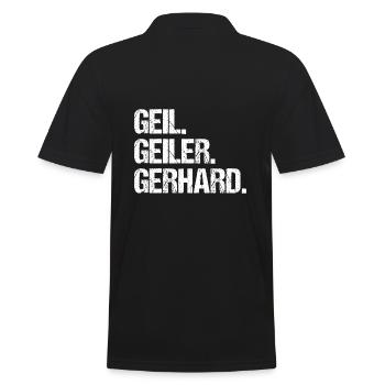 Gerhard - Polo Homme - noir - Dos - Kai (181cm)