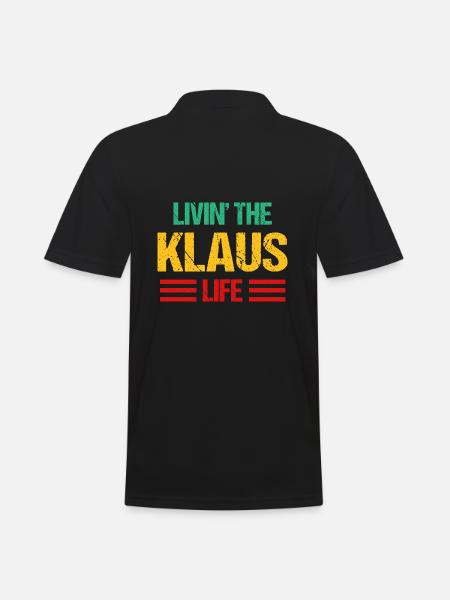 Klaus - Men's Polo Shirt - black