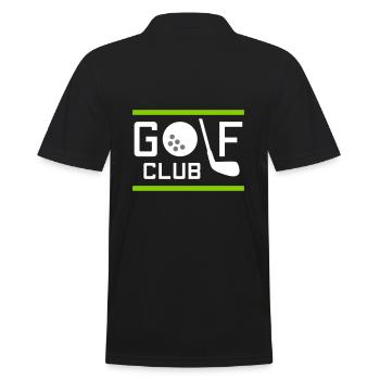 Club de golf (balle de golf o, club de golf comme l) - Polo Homme - noir - Dos - Kai (181cm)