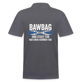 Schotten Schottisch Schottland - Männer Poloshirt - Anthrazit - Hinten - Nico (186cm)