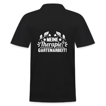 Gärtner Hobbygärtner Garten - Männer Poloshirt - Schwarz - Hinten - Kai (181cm)