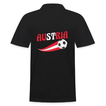 Austrians Austria - Men's Polo Shirt - black - Back - Kai (181cm)