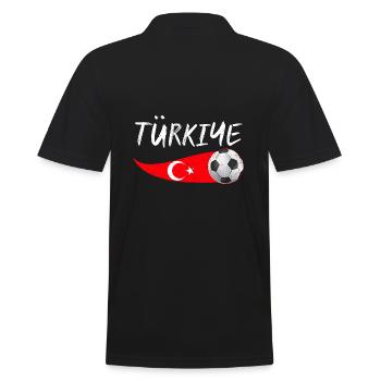 Türken Türkei - Männer Poloshirt - Schwarz - Hinten - Kai (181cm)
