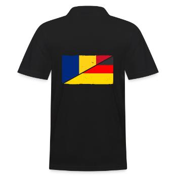 Roumains Allemagne Roumanie - Polo Homme - noir - Dos - Kai (181cm)