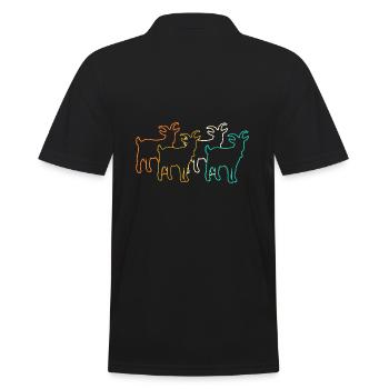 Chèvres - Polo Homme - noir - Dos - Kai (181cm)