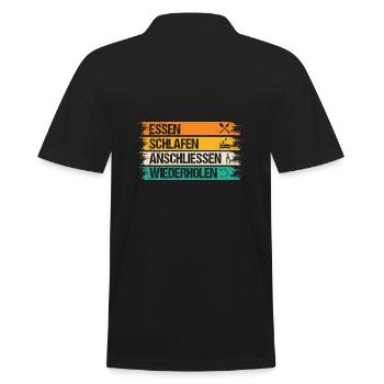 Maître électricien Ingénieur électricien Électricien - Polo Homme - noir - Dos - Kai (181cm)