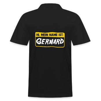 Gerhard - Polo Homme - noir - Dos - Kai (181cm)