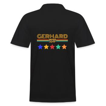 Gerhard - Polo Homme - noir - Dos - Kai (181cm)