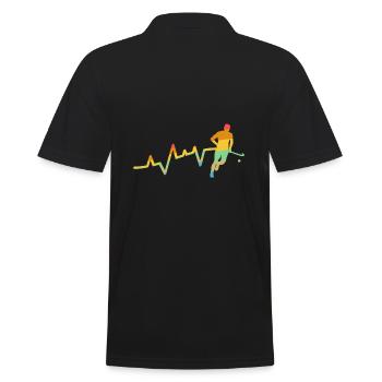 Joueurs de hockey sur gazon Heartbeat Hockey sur gazon - Polo Homme - noir - Dos - Kai (181cm)
