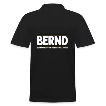 Bernd - Polo Homme - noir - Dos - Kai (181cm)
