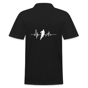 Joueurs de hockey sur gazon Heartbeat Hockey sur gazon - Polo Homme - noir - Dos - Kai (181cm)