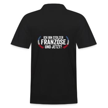 Français Français France - Polo Homme - noir - Dos - Kai (181cm)
