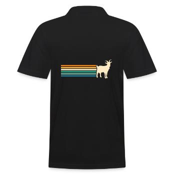 Chèvres - Polo Homme - noir - Dos - Kai (181cm)