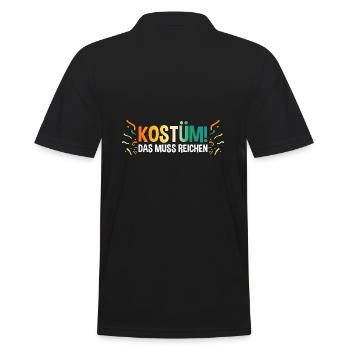Jecken Carnival Carnival - Men's Polo Shirt - black - Back - Kai (181cm)