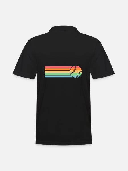 Baseball Player Baseball - Men's Polo Shirt - black