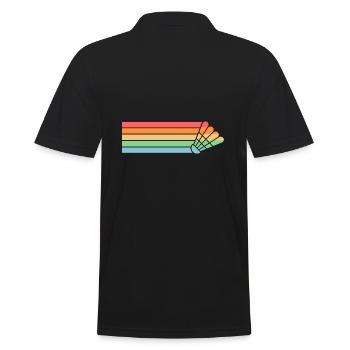 Federball Badminton - Polo Homme - noir - Dos - Kai (181cm)
