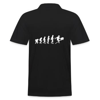 Hobbyhorse Evolution Hobby Horsing - Men's Polo Shirt - black - Back - Kai (181cm)