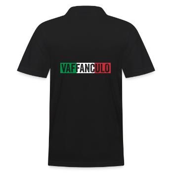 Italie Vaffanculo italien - Polo Homme - noir - Dos - Kai (181cm)