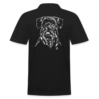 SCHNAUZER Mittelschnauzer Wilsigns Dogs Gift - Polo Homme - noir - Dos - Kai (181cm)