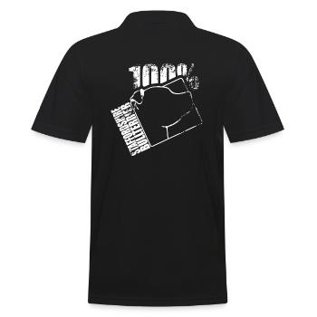 American staffordshire 100 - Polo Homme - noir - Dos - Kai (181cm)