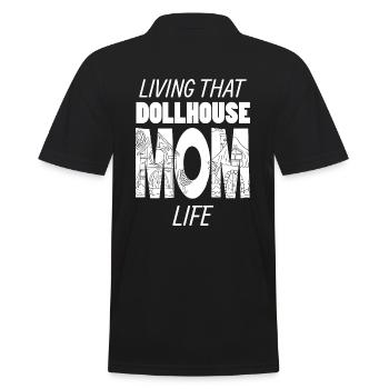 Vivre cette maison de poupée Maman Vie Puppenhaus - Polo Homme - noir - Dos - Kai (181cm)