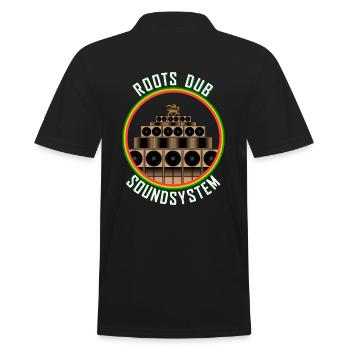 Système audio Roots Dub - Polo Homme - noir - Dos - Kai (181cm)