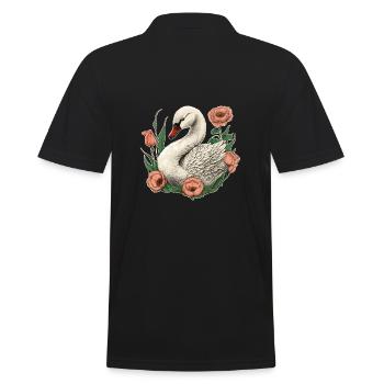 Cygne - Polo Homme - noir - Dos - Kai (181cm)