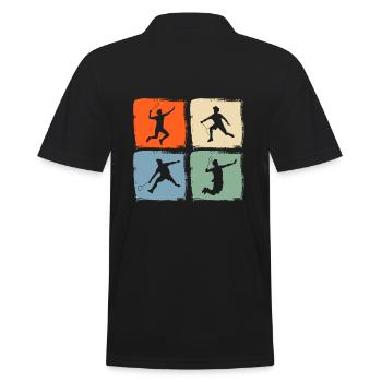 Federball Badminton - Polo Homme - noir - Dos - Kai (181cm)
