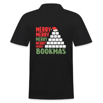Père Noël Noël Livres de lecture - Polo Homme - noir - Dos - Kai (181cm)