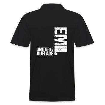Emil - Men's Polo Shirt - black - Back - Kai (181cm)
