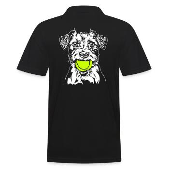 Jack Russell Terrier Ball Ball Junkie Dog Wilsigns - Polo Homme - noir - Dos - Kai (181cm)