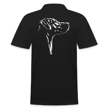 Rhodesian Ridgeback Silhouette Chien Chien Wilsigns - Polo Homme - noir - Dos - Kai (181cm)