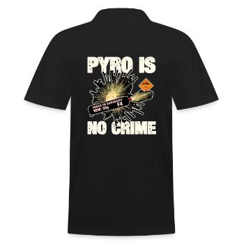 Pyro n’est pas un crime - Polo Homme - noir - Dos - Kai (181cm)
