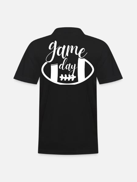 GAME DAY - Men's Polo Shirt - black