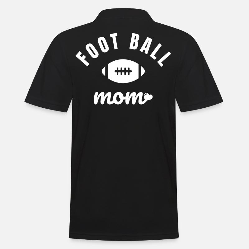 Fußball Mama - Männer Poloshirt - Schwarz