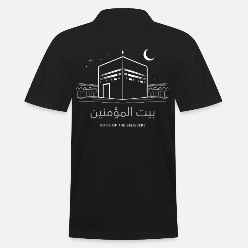 La Kaaba, la maison des croyants - Polo Homme - noir