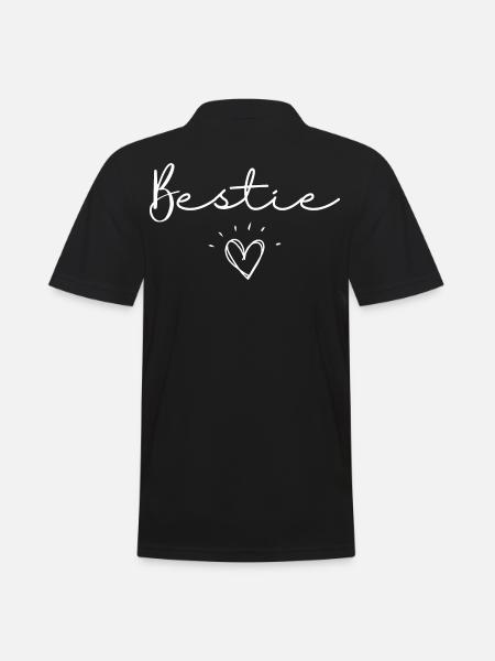 Bestie - Men's Polo Shirt - black