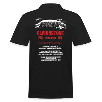 Egypt Red Sea Elphinstone Diving Gift - Men's Polo Shirt - black - Back - Kai (181cm)