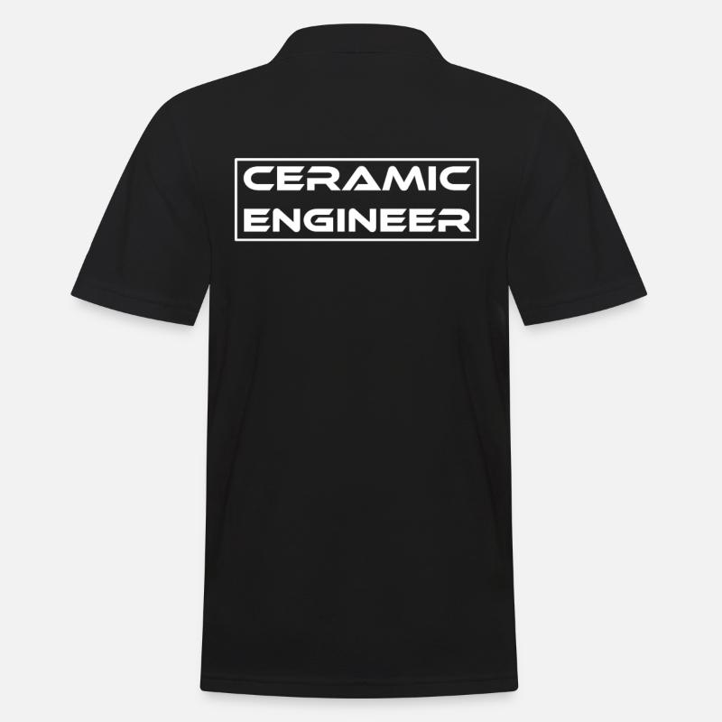 Keramiker - Männer Poloshirt - Schwarz