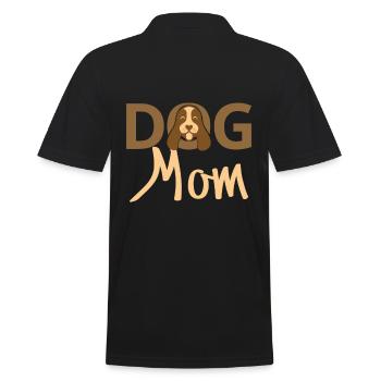Chien, maman, chien, maman, chien, amour - Polo Homme - noir - Dos - Kai (181cm)