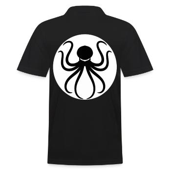 Kraken Summer Strand Surf surf surf - Polo Homme - noir - Dos - Kai (181cm)