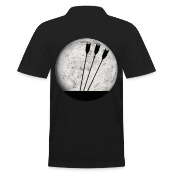 Tir à l'arc archer flèches de cadeau - Polo Homme - noir - Dos - Kai (181cm)