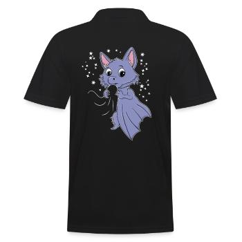 Chauve-souris Kawaii - Polo Homme - noir - Dos - Kai (181cm)