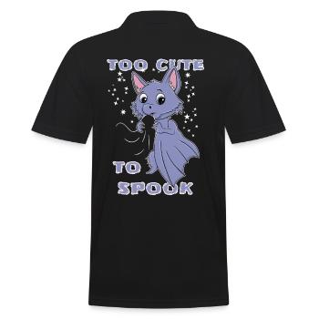 Chauve-souris kawaii Halloween - Polo Homme - noir - Dos - Kai (181cm)