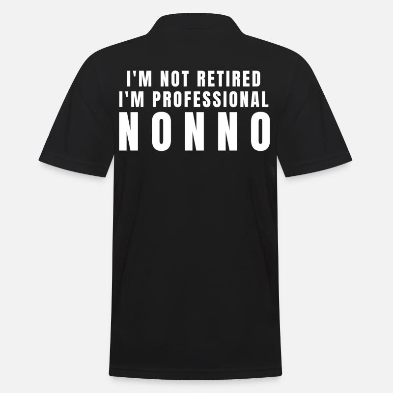 Nonno. Nonno gift - Men's Polo Shirt - black