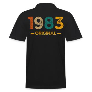 1982 Original - Polo Homme - noir - Dos - Kai (181cm)