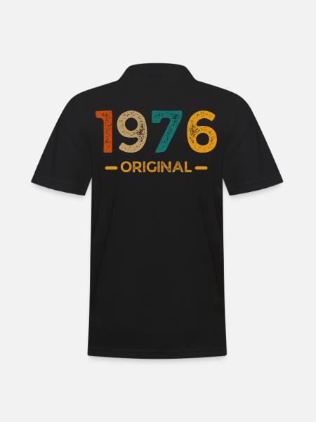 1976 Original - Men's Polo Shirt - black