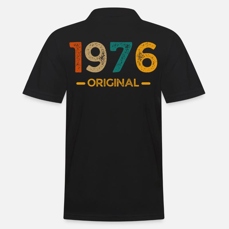 1976 Original - Männer Poloshirt - Schwarz