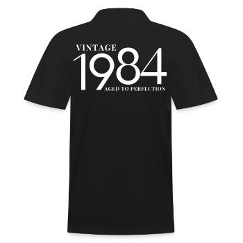 Légende de 1984 - Polo Homme - noir - Dos - Kai (181cm)